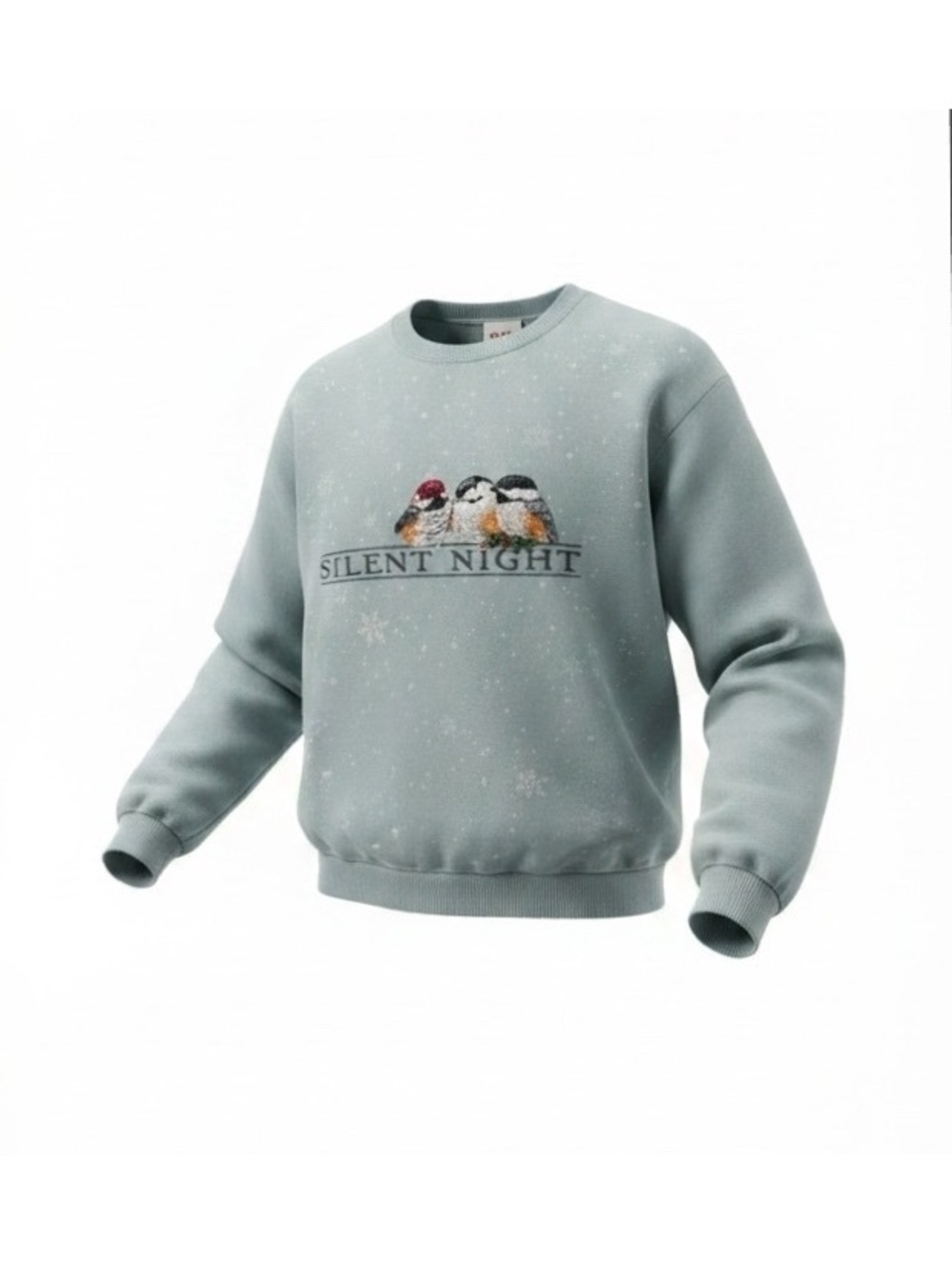 Vintage 1989 silent night light weight crewneck sweater - Adult size small